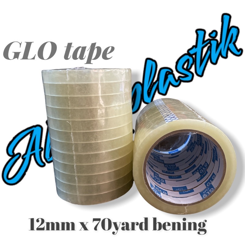 

ISOLASI 12MM x 70 YARD/LAKBAN KECIL/SOLATAPE -12PCS