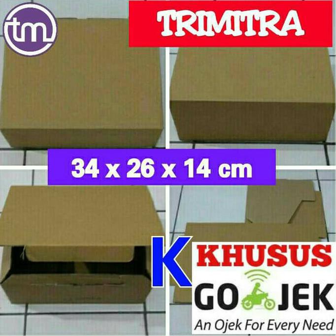 

BISA COD Khusus GoSend/Gojek Kardus Tipe K TERJAMIN