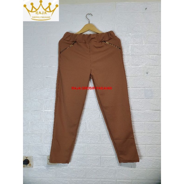 Celana Luna Pants Zipper Resleting BB 45Kg-100Kg/Uk Standar-Jumbo-Super Jumbo