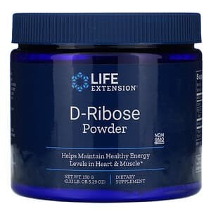 

Life Extension D Ribose Powder 150 gr ORI USA Kesehatan Jantung & Otot