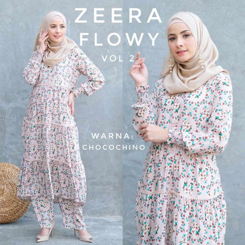 daster Arab zeera setelan flowy vol 2