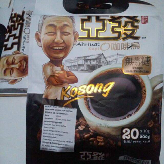 Kopi O Kosong Ah Huat 20 sachet