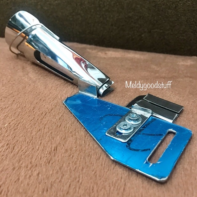 Corong tali tas indomaret mesin jahit highspeed / mesin jahit butterfly / hitam ukuran 4cm-8cm