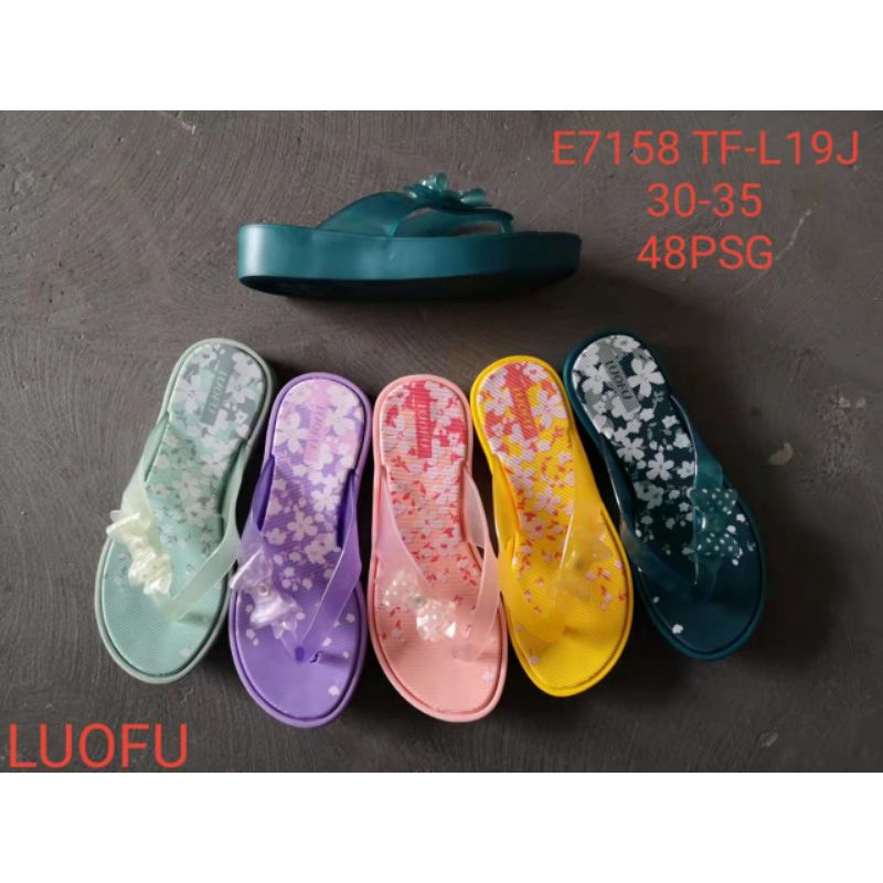 sandal anak cewek loufu original/sandal jepit anak loufu