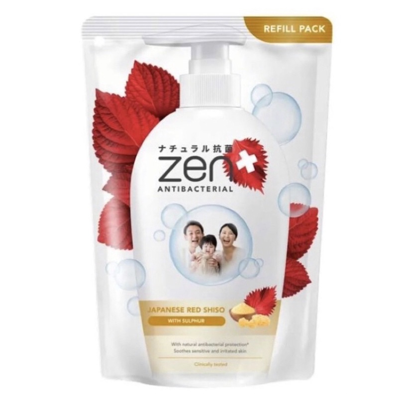 Jual ZEN BODY WASH ANTI BACTERIAL REFILL 450ml Shopee Indonesia