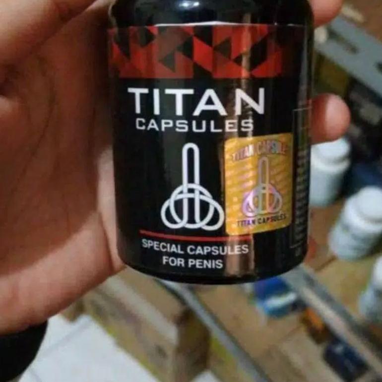 TITAN CAPSULE ASLI ORIGINAL RUSIA SPESIALIS PEMBESAR KELAMIN PRIA