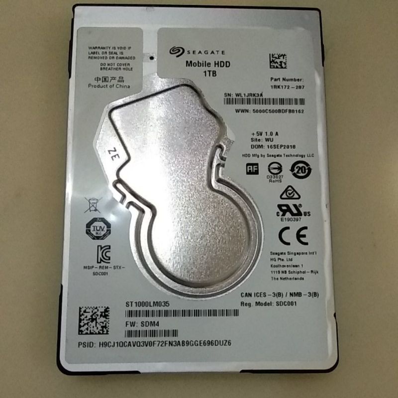 Hardisk SATA laptop 1TB mix