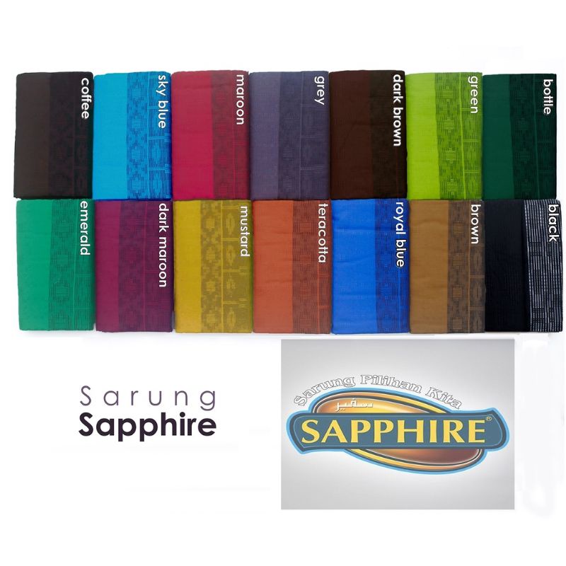 sarung tenun sapphire original