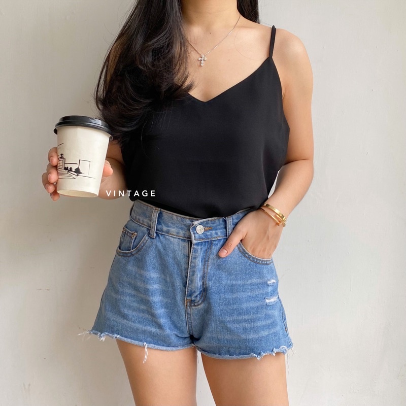 TANKTOP WANITA BASIC TANKTOP KOREA TANKTOP TALI KECIL-1
