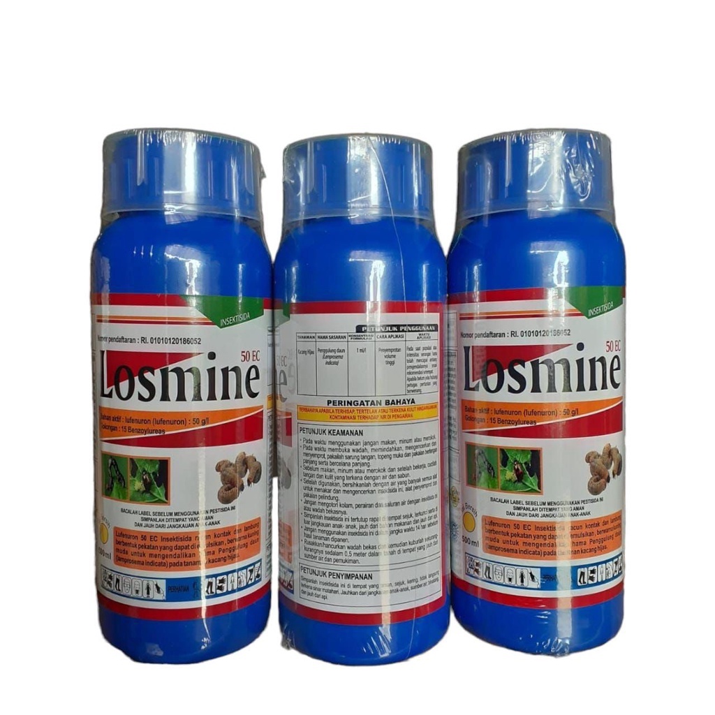 Insektisida Losmine 500ml Bahan Aktif Lufenuron 50g/l Pembasmi Hama Ulat penggulung Daun Match 50 Toxedone Fenite