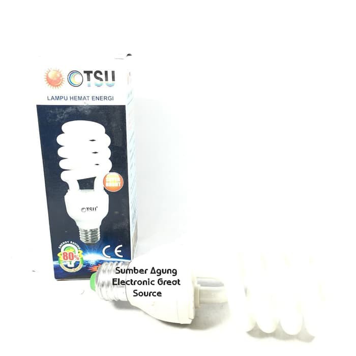 Lampu Spiral Otsu Ulir Tornado Terang Hemat Energi Long Life