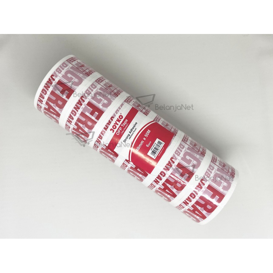 Lakban Fragile | Lakban Jangan Dibanting Joyko 2 inch 48mm OPP-4FR-50