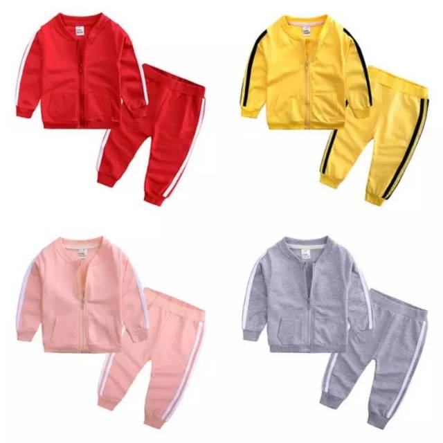 Casual Jacket Pants Set/Setelan Anak/Setelan Jaket Anak/Setelan Bayi