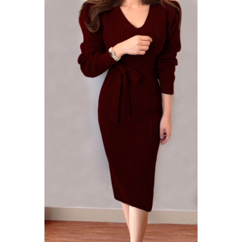 Dress Jjindiaa - Dress Lengan Panjang Perempuan - Dress Casual Wanita Terbaru