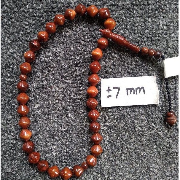 tasbih kokka wajik ± 7 mm ( 7mm ) 33 butir