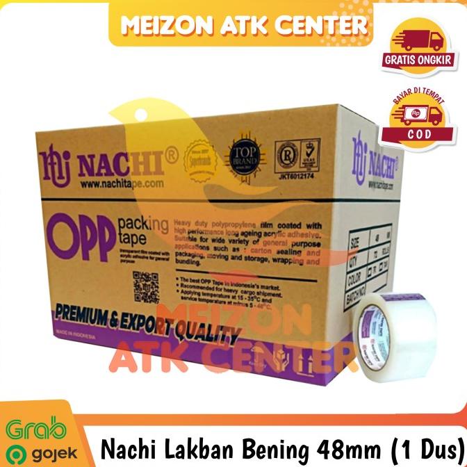 

KHUSUS GOSEND!! Lakban Nachi Bening / Coklat 2 inch (PER DUS) MAKS 2