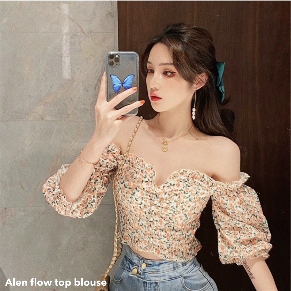 Alen flow top blouse - Thejanclothes