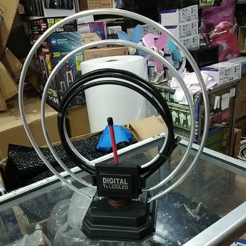 ANTENATV DIGITAL DALAM INDOOR LINGKAR 3 DIAMETER BESAR