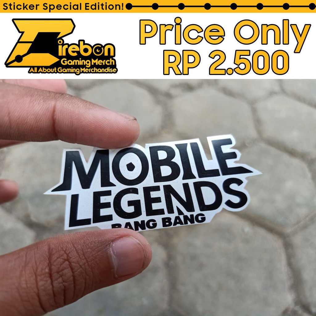 

(PROMO) Sticker Stiker Mobile Legends Warna Putih -Hyna Sticker