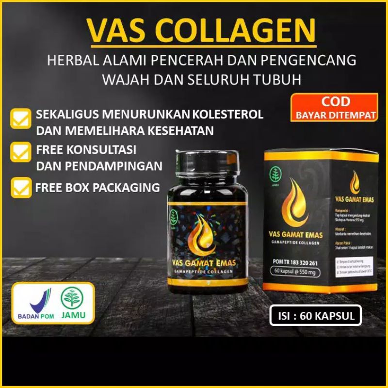 Vas Collagen Original/Vas Gamat Emas