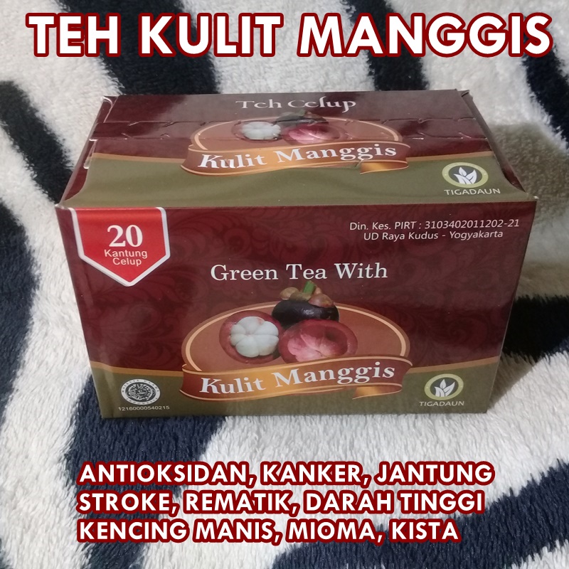 

Teh Kulit Manggis Green Tea Celup Tiga Daun Antioksidan Kanker Tumor Stroke