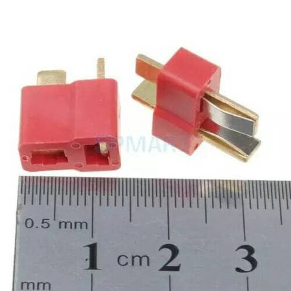 T Plug Fireproof Connectors for Lipo RC Power Supply Male Female set