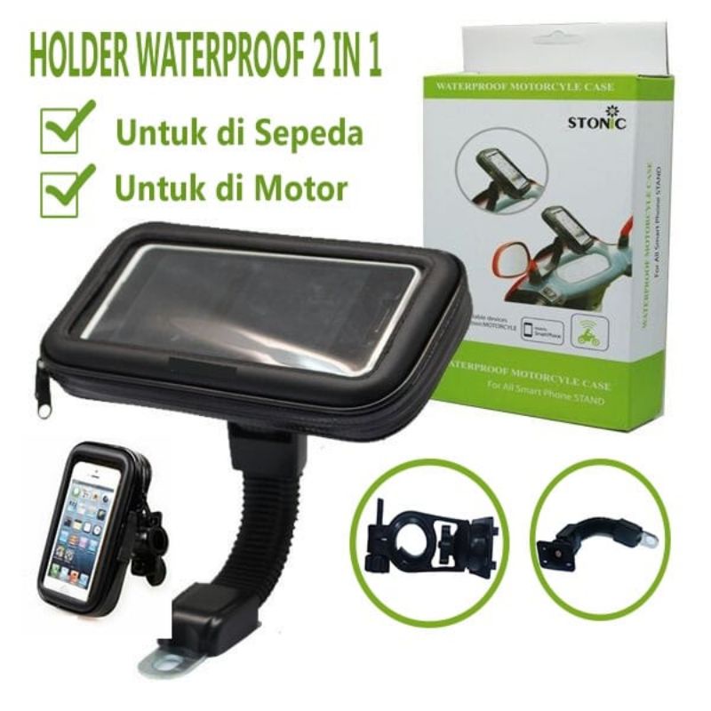 Holder Motor Stonic Waterproof Motorcycle Case Waterproof Stonic 5.5inchi