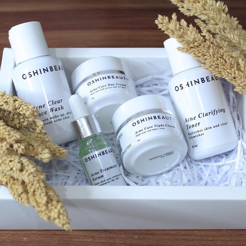 OSHIN BEAUTY ECERAN ACNE DAN GLOW (ORI BPOM) FREE GIFT