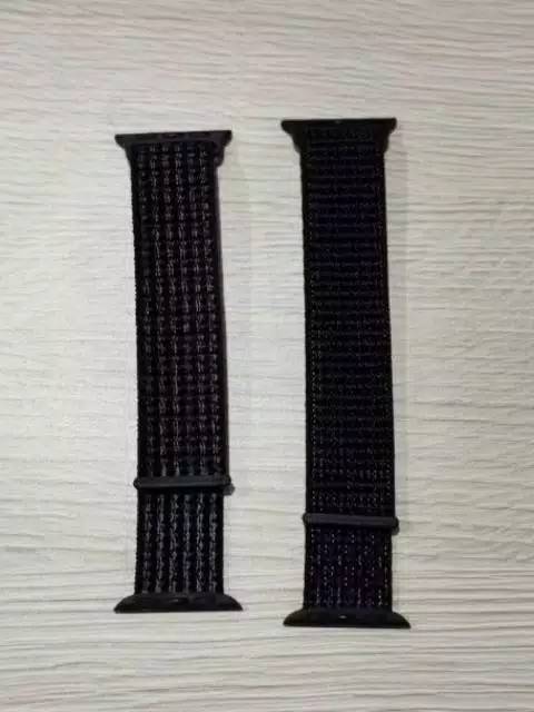 (2pcs) Roppu apple watch nylon strap series 1/2/3/4 38mm/42mm/41mm/40mm/44mm/45mm