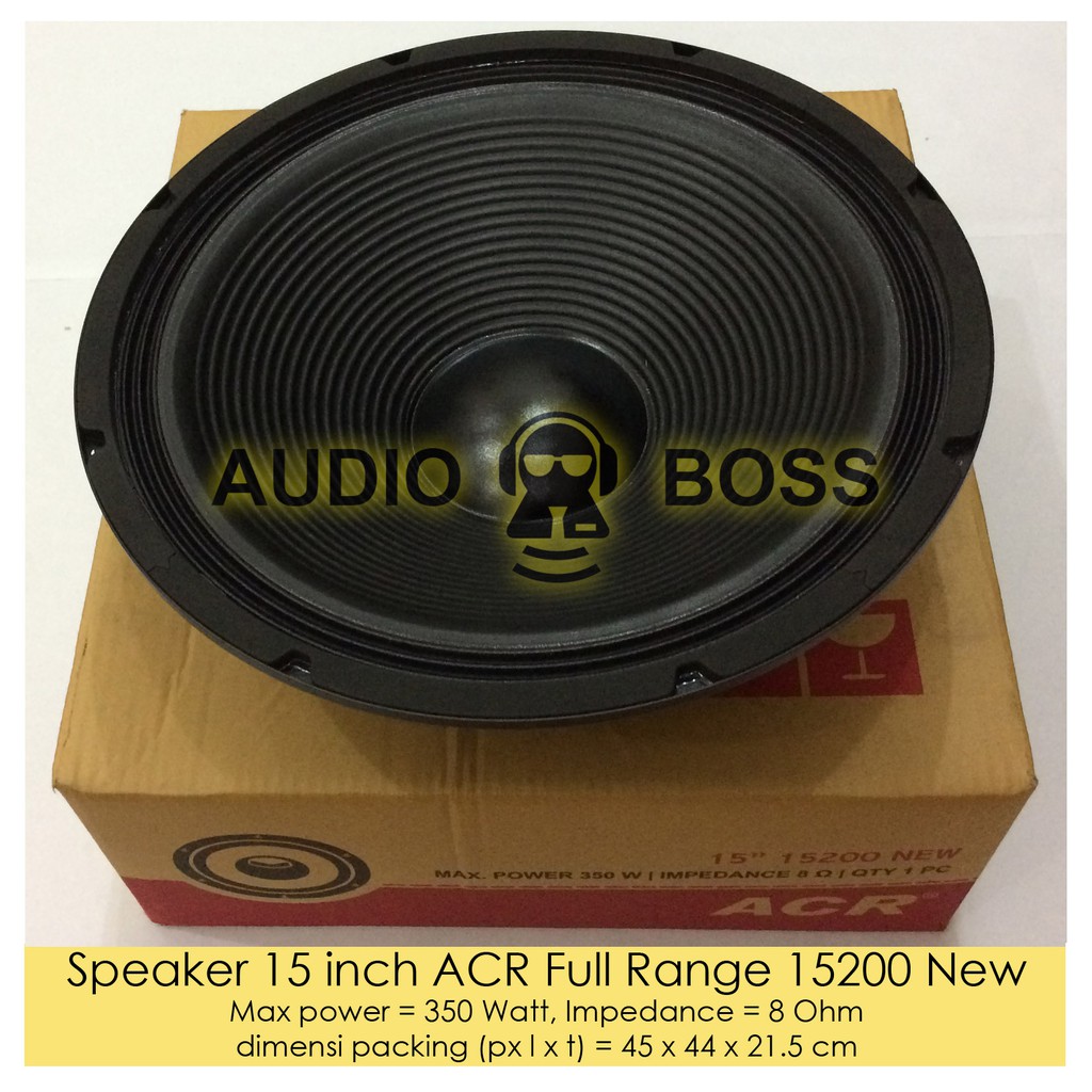 Speaker 15 Inch ACR Full Range 15200 