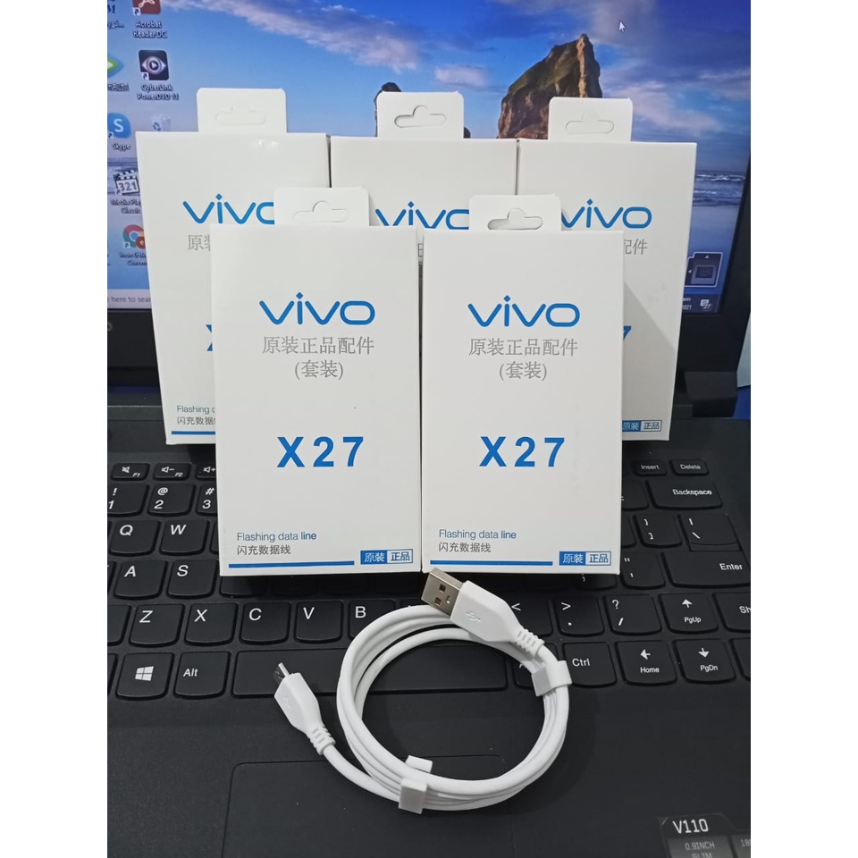 Kabel data charger vivo X27 kabel vivo kabel casan micro usb cable V7 V7plus V5s V5 Lite V3 V1 X5 Y5