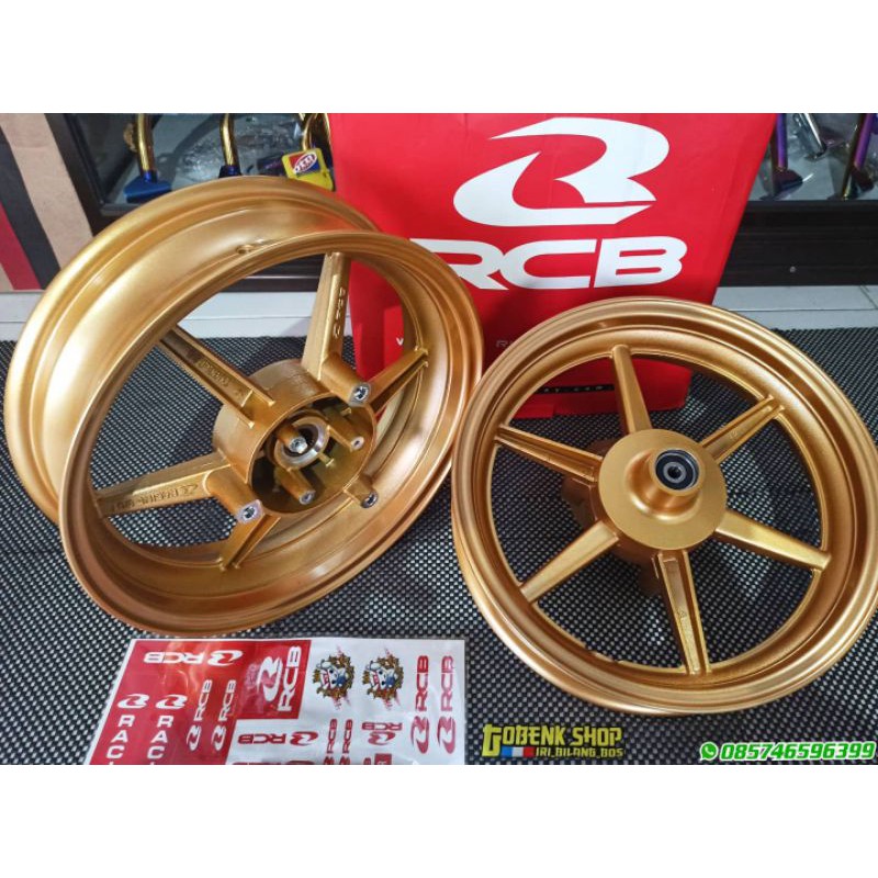 VELG ORIGINAL RCB PALANG 6 UK 300 350 RING 13 NMAX OLD dan NMAX NEW
