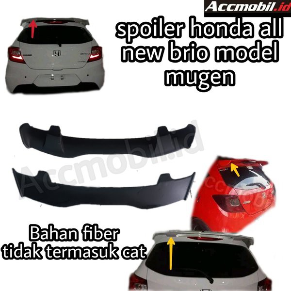 spoiler honda brio mugen universal