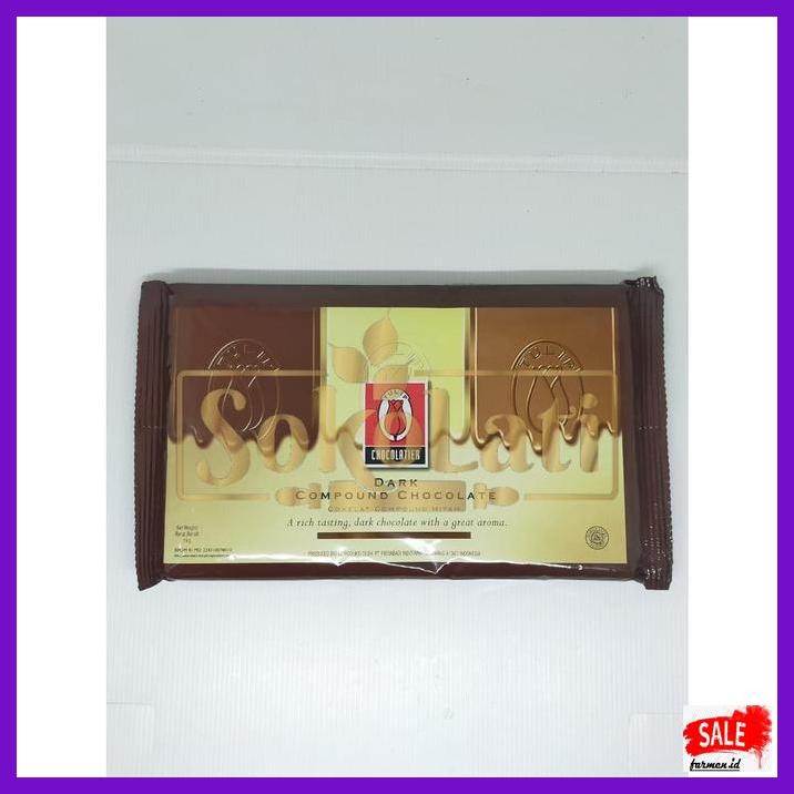 

SAKMACOKLAT- TULIP DARK CHOCOLATE COMPOUND 1KG -MAKANAN-MINUMAN.