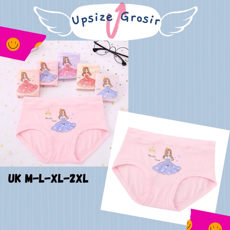 Cd Kancut Sempak Bokser Boxer Celana Dalam Anak Perempuan Cewek SD SMP Remaja ABG Katun Import 12 th