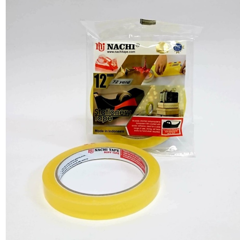 Isolasi 12mm Nachi Cellotape Selotip Nachi box per pc