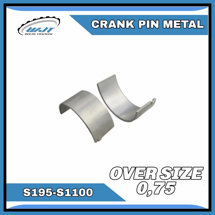 Crank Pin Metal Jalan Dong Feng Jiang Dong S195 S1100 Oversize 0,75