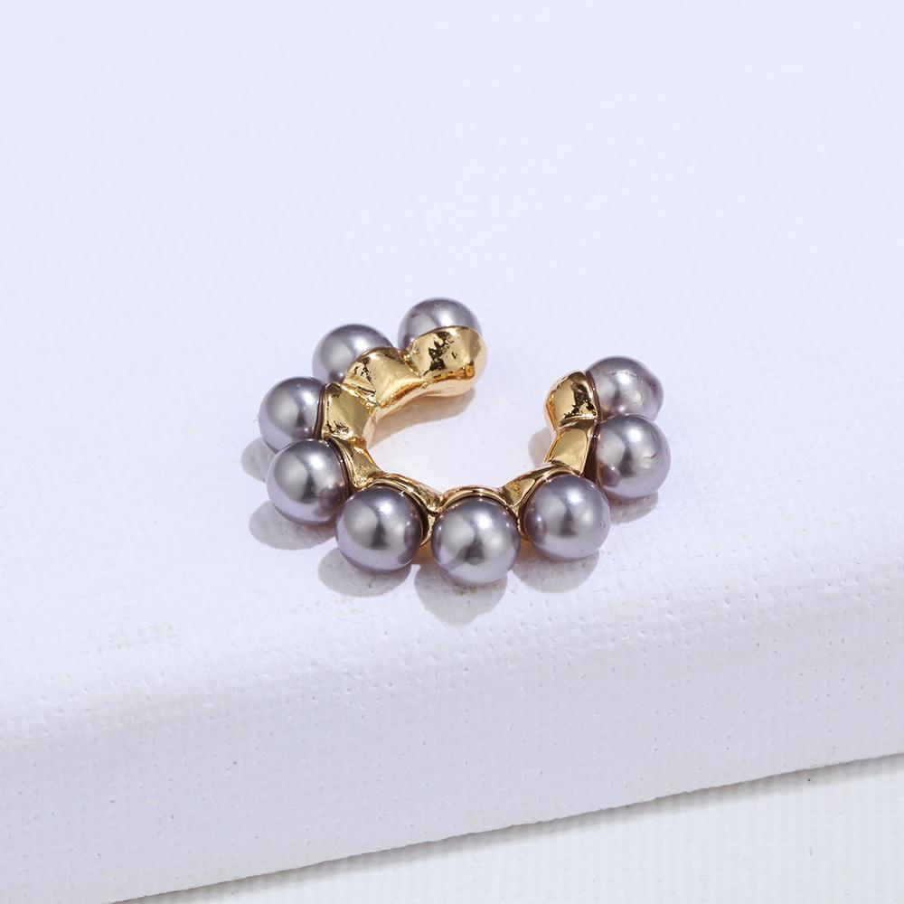 Lily CZ Cuff Earrings Fashion Hadiah Perhiasan Tanpa Tindik Zirkon Telinga Manset