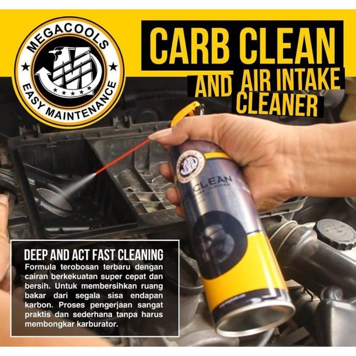 Carbu Cleaner Pembersih Karburator Carb Clean Megacools 300 ml