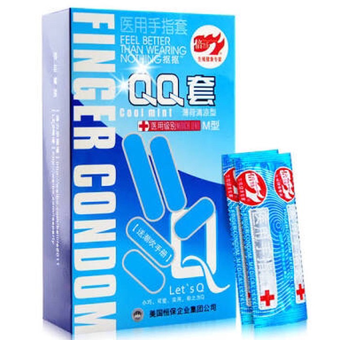 Jual Finger Condom (Cool) | Kondom Jari Sensasi Dingin Murah