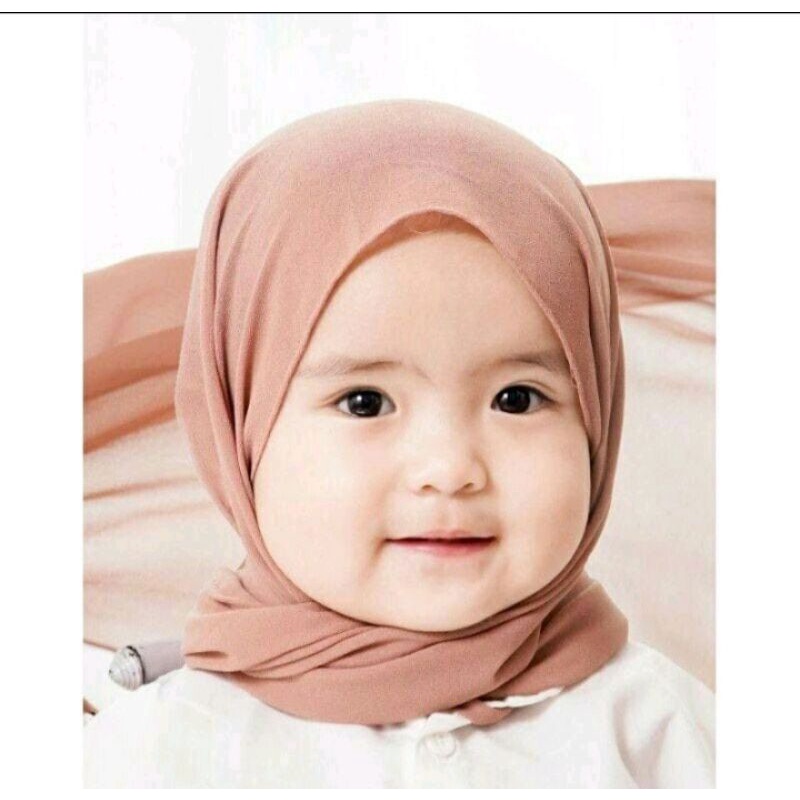 Pashmina anak karet usia 3-9thn 150×50cm