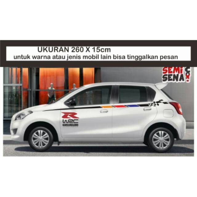 Stiker mobil datsun go