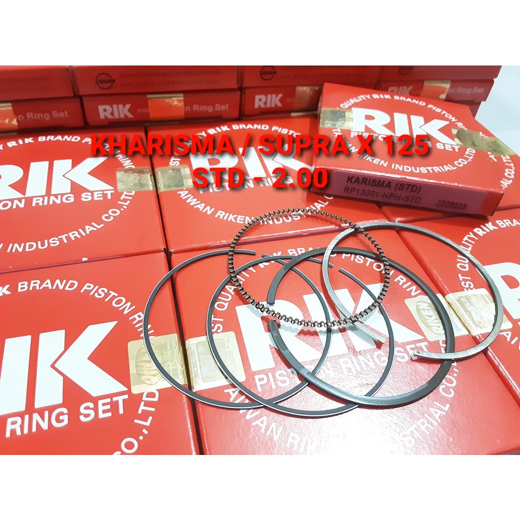 RING PISTON KHARISMA SUPRA X 125 RIK RIKEN ORIGINAL