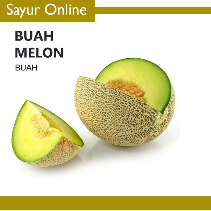 

[SayurOnline] BUAH MELON [1 Buah, 2000g]