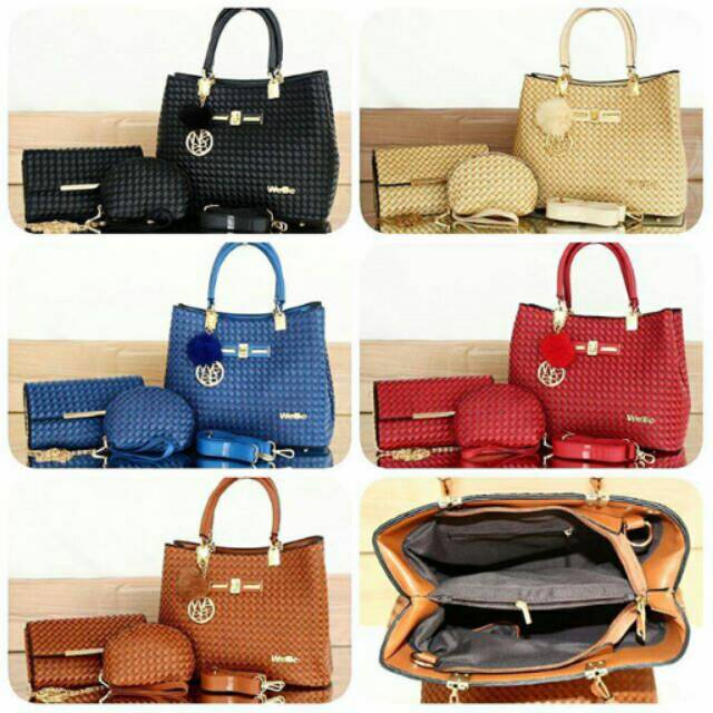 WEBE 3in1 99035 #kssbtm1 TAS FASHION IMPORT BATAM MURAH