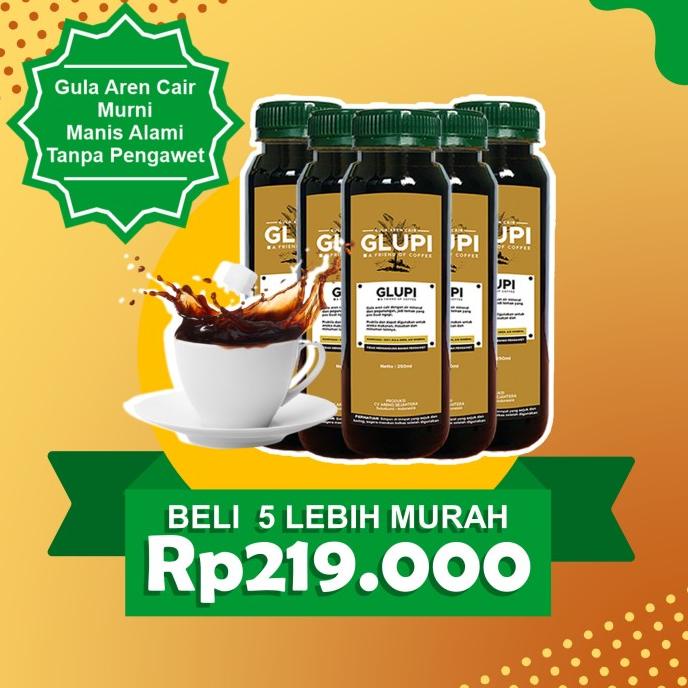 

[PAKET 5 BOTOL GLUPI] BROWN SUGAR/GULA AREN SYRUP GULA NIRA PRAKTIS CD364512ZX