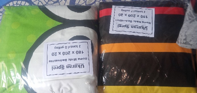 Seprei Bunga!!! Sprei Homemade Leaf Garden/ Sprei Sweet Shabby/ Rainbow Spring Homemade(120,160,180)