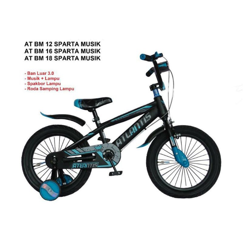 Sepeda BMX 18 inch Merk Atlantis Sparta