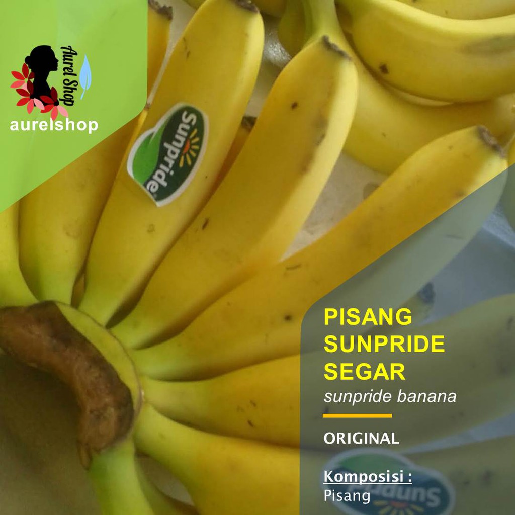 

Buah Pisang Sunpride Segar 1 Sisir