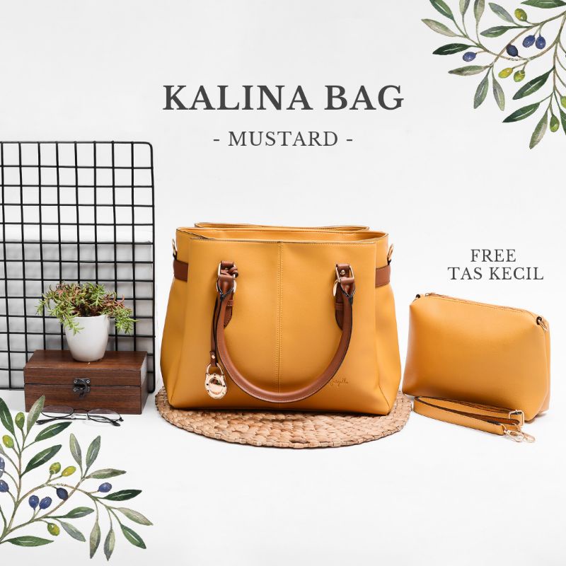 KALINA PREMIUM BAG MUSTARD (FREE Tas Kecil)